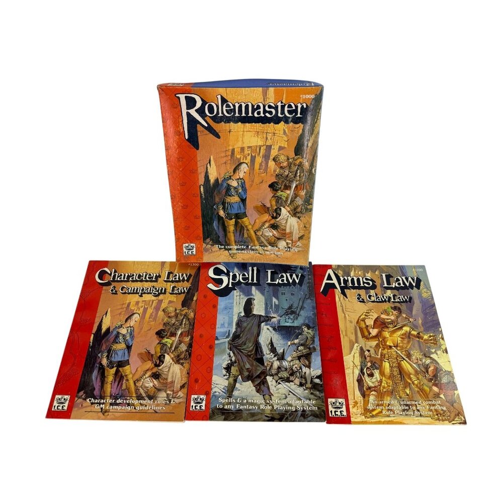 Rolemaster #1000 Fantasy Gaming System 1989 ICE 2nd Edition